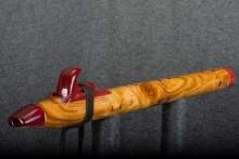 Black Locust Wood Native American Flute, Minor, Low E-4, #Q15F (2)